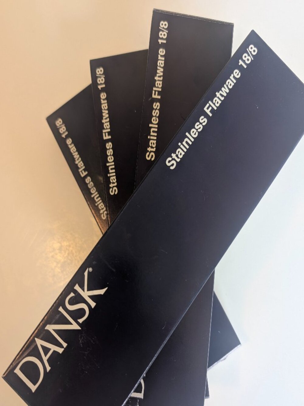Dansk Torun flatware. Set of 4. In boxes, not used.